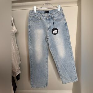 White Fox Boutique Light Blue Straight Leg Jeans